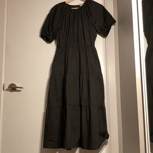 Black Greylin tiered dress, size small